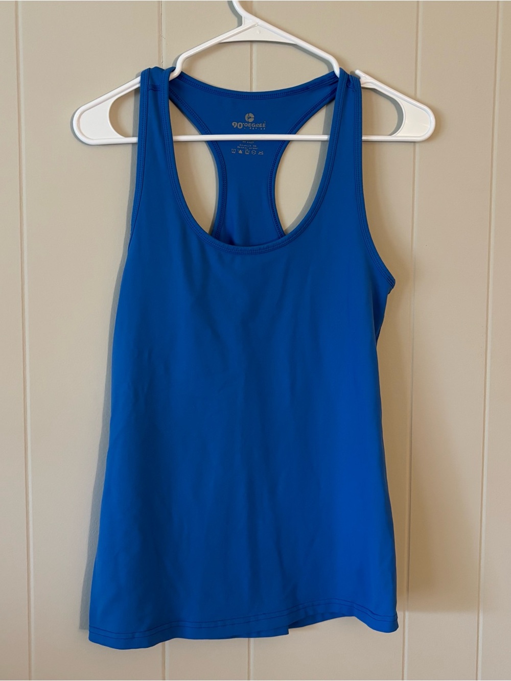 90 Degree By Reflex Royal Blue Racerback Performance Tank